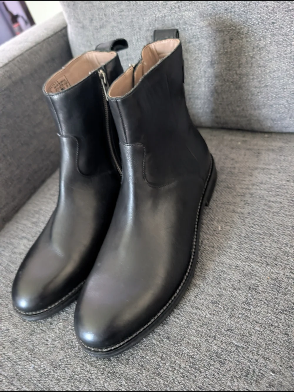 ALLSAINTS  hollow zip boot